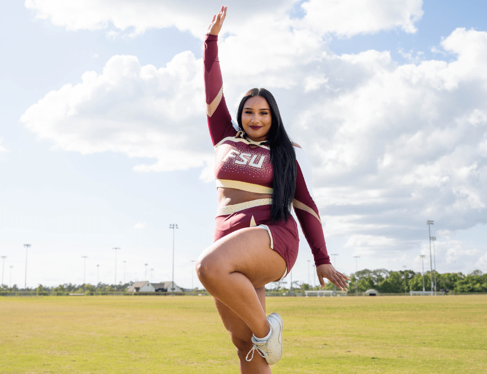 CheerClubMember Club Cheerleading member posing for the camera