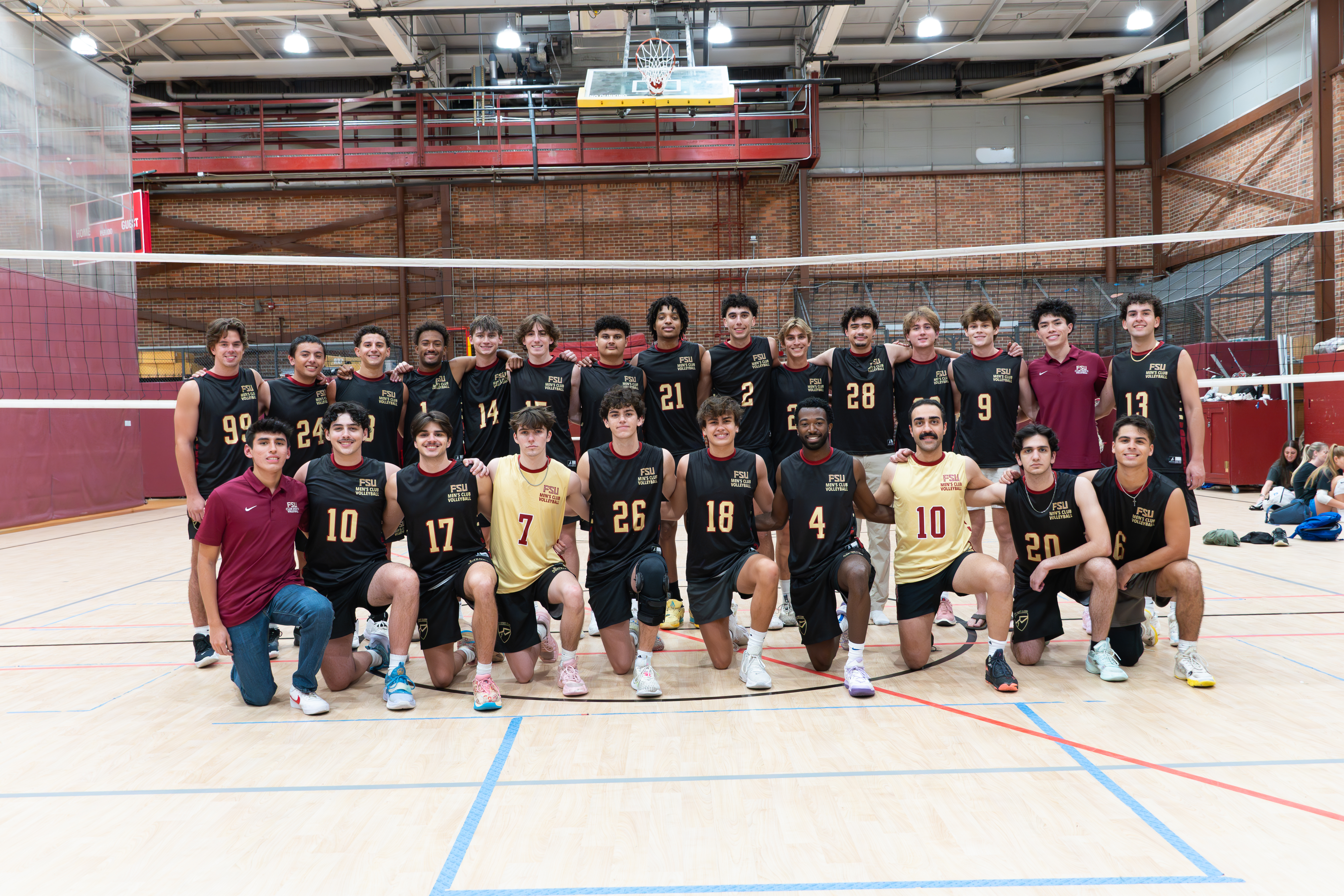 men-club-vball-2026 Team photo of the men's club volleyball team